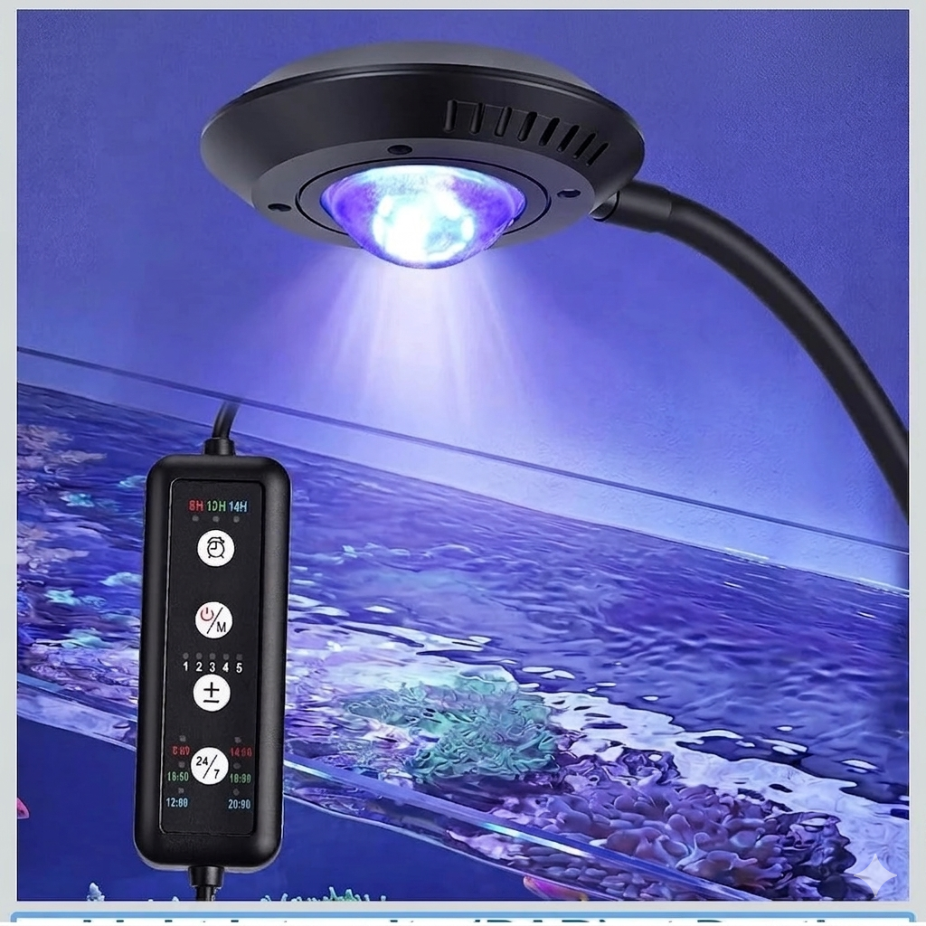Đèn LED Hồ Cá Biển Nano Vỏ Nhôm Cao Cấp 36W